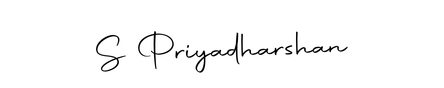 The best way (Autography-DOLnW) to make a short signature is to pick only two or three words in your name. The name S Priyadharshan include a total of six letters. For converting this name. S Priyadharshan signature style 10 images and pictures png