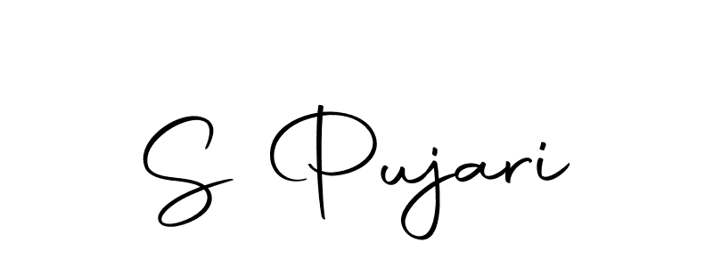 Also we have S Pujari name is the best signature style. Create professional handwritten signature collection using Autography-DOLnW autograph style. S Pujari signature style 10 images and pictures png