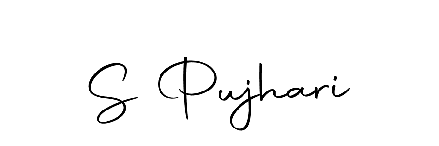 Also we have S Pujhari name is the best signature style. Create professional handwritten signature collection using Autography-DOLnW autograph style. S Pujhari signature style 10 images and pictures png