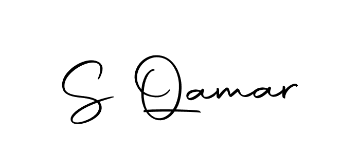 Design your own signature with our free online signature maker. With this signature software, you can create a handwritten (Autography-DOLnW) signature for name S Qamar. S Qamar signature style 10 images and pictures png