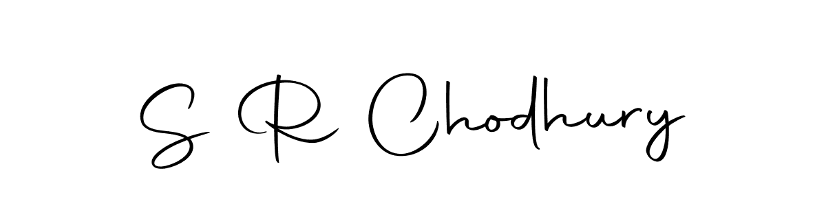 S R Chodhury stylish signature style. Best Handwritten Sign (Autography-DOLnW) for my name. Handwritten Signature Collection Ideas for my name S R Chodhury. S R Chodhury signature style 10 images and pictures png