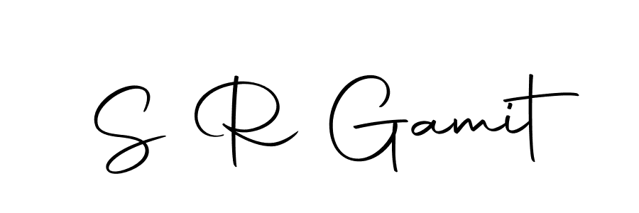 The best way (Autography-DOLnW) to make a short signature is to pick only two or three words in your name. The name S R Gamit include a total of six letters. For converting this name. S R Gamit signature style 10 images and pictures png
