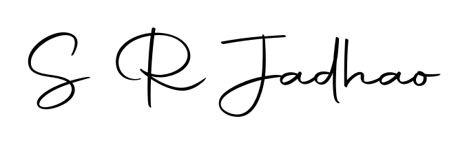 Download transparent PNG signature for name S R Jadhao styled with Autography-DOLnW font. Ready to paste directly into PDF and Word agreements. S R Jadhao signature style 10 images and pictures png