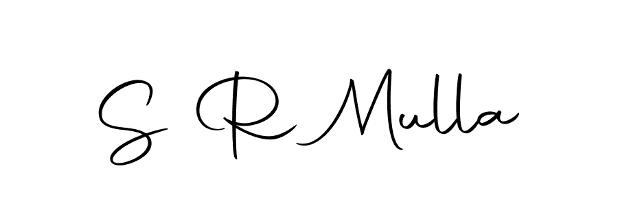 S R Mulla stylish signature style. Best Handwritten Sign (Autography-DOLnW) for my name. Handwritten Signature Collection Ideas for my name S R Mulla. S R Mulla signature style 10 images and pictures png