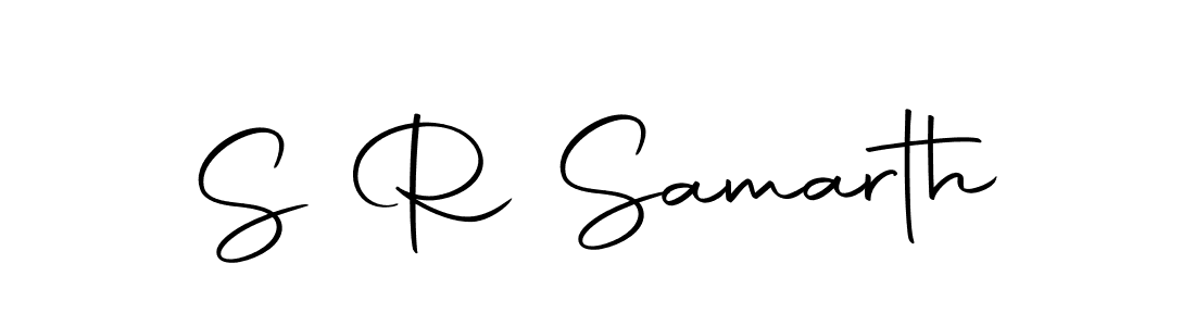 Create a beautiful signature design for name S R Samarth. With this signature (Autography-DOLnW) fonts, you can make a handwritten signature for free. S R Samarth signature style 10 images and pictures png