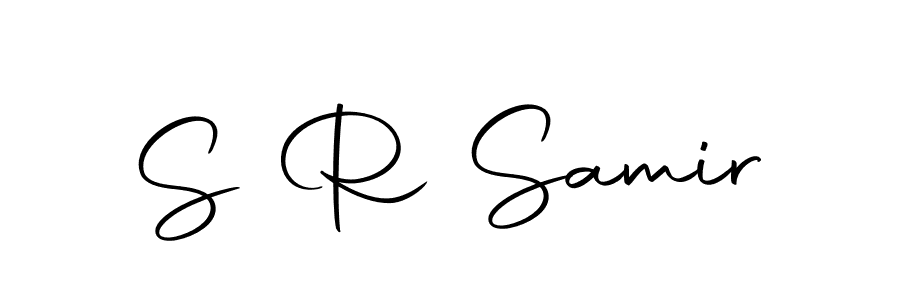 if you are searching for the best signature style for your name S R Samir. so please give up your signature search. here we have designed multiple signature styles  using Autography-DOLnW. S R Samir signature style 10 images and pictures png