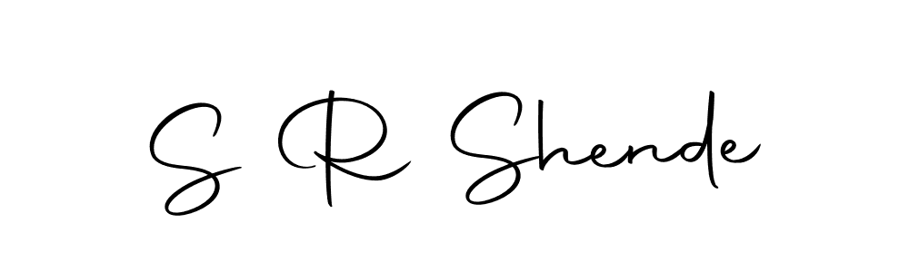 How to make S R Shende signature? Autography-DOLnW is a professional autograph style. Create handwritten signature for S R Shende name. S R Shende signature style 10 images and pictures png