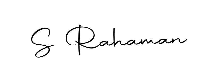 Create a beautiful signature design for name S Rahaman. With this signature (Autography-DOLnW) fonts, you can make a handwritten signature for free. S Rahaman signature style 10 images and pictures png