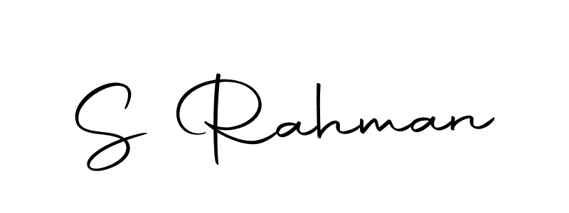 The best way (Autography-DOLnW) to make a short signature is to pick only two or three words in your name. The name S Rahman include a total of six letters. For converting this name. S Rahman signature style 10 images and pictures png