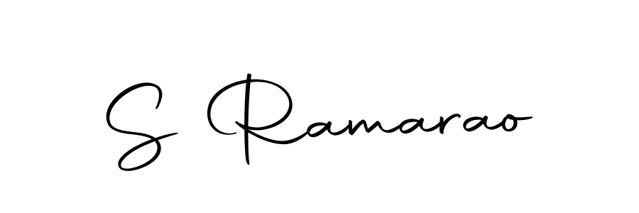 Make a beautiful signature design for name S Ramarao. With this signature (Autography-DOLnW) style, you can create a handwritten signature for free. S Ramarao signature style 10 images and pictures png