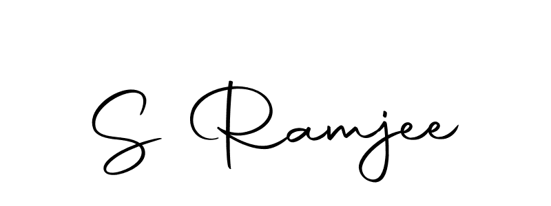 The best way (Autography-DOLnW) to make a short signature is to pick only two or three words in your name. The name S Ramjee include a total of six letters. For converting this name. S Ramjee signature style 10 images and pictures png