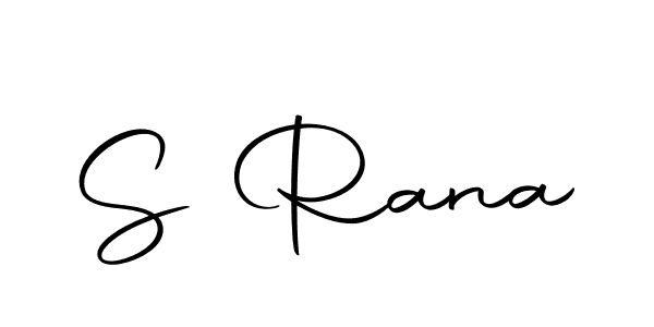 How to make S Rana name signature. Use Autography-DOLnW style for creating short signs online. This is the latest handwritten sign. S Rana signature style 10 images and pictures png