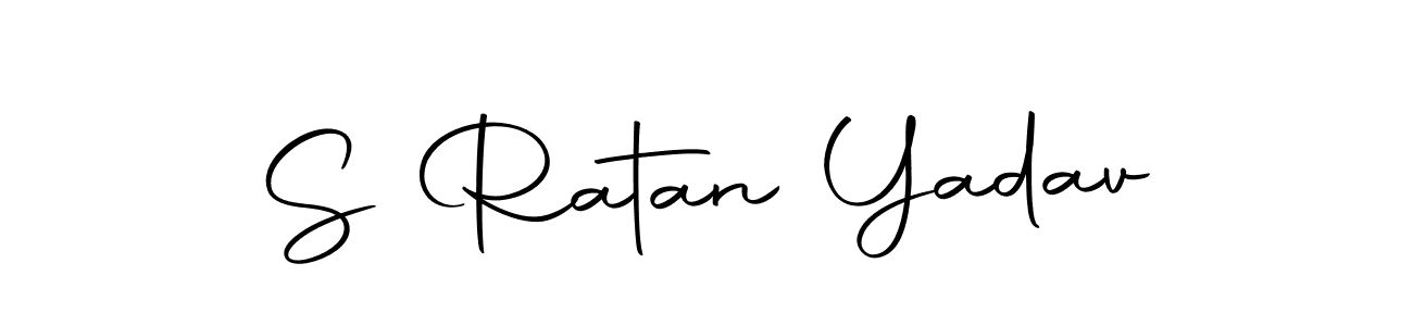 Design your own signature with our free online signature maker. With this signature software, you can create a handwritten (Autography-DOLnW) signature for name S Ratan Yadav. S Ratan Yadav signature style 10 images and pictures png
