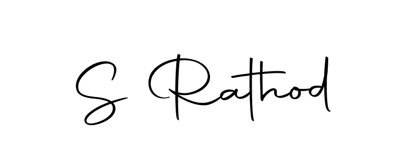 Design your own signature with our free online signature maker. With this signature software, you can create a handwritten (Autography-DOLnW) signature for name S Rathod. S Rathod signature style 10 images and pictures png