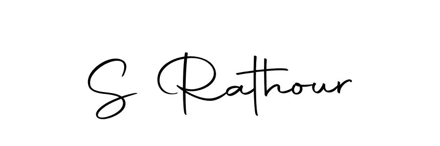 Design your own signature with our free online signature maker. With this signature software, you can create a handwritten (Autography-DOLnW) signature for name S Rathour. S Rathour signature style 10 images and pictures png