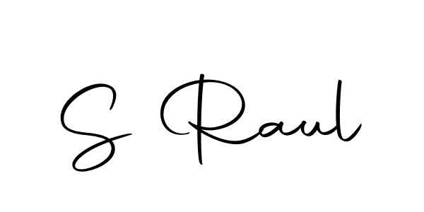 You should practise on your own different ways (Autography-DOLnW) to write your name (S Raul) in signature. don't let someone else do it for you. S Raul signature style 10 images and pictures png