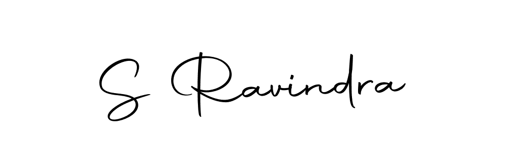 Create a beautiful signature design for name S Ravindra. With this signature (Autography-DOLnW) fonts, you can make a handwritten signature for free. S Ravindra signature style 10 images and pictures png