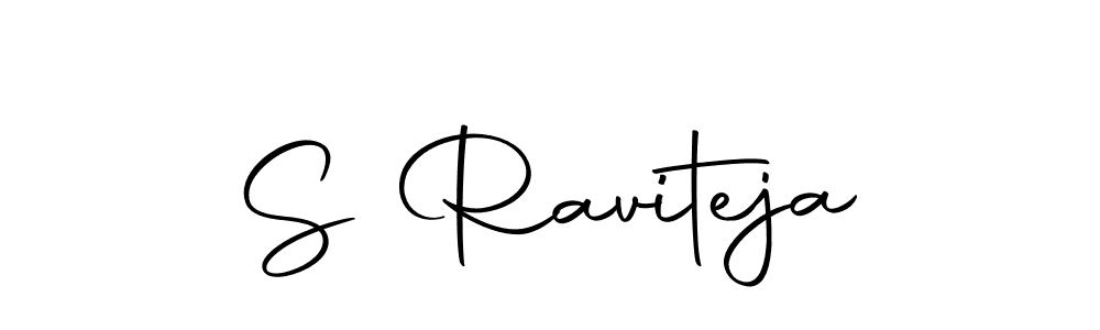 How to make S Raviteja signature? Autography-DOLnW is a professional autograph style. Create handwritten signature for S Raviteja name. S Raviteja signature style 10 images and pictures png