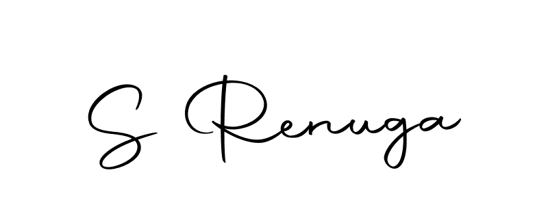 The best way (Autography-DOLnW) to make a short signature is to pick only two or three words in your name. The name S Renuga include a total of six letters. For converting this name. S Renuga signature style 10 images and pictures png