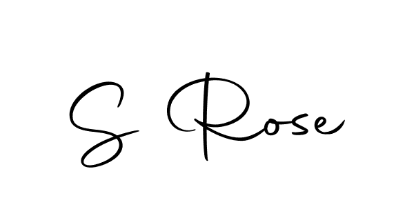 Create a beautiful signature design for name S Rose. With this signature (Autography-DOLnW) fonts, you can make a handwritten signature for free. S Rose signature style 10 images and pictures png