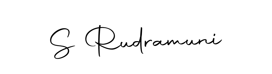Make a beautiful signature design for name S Rudramuni. With this signature (Autography-DOLnW) style, you can create a handwritten signature for free. S Rudramuni signature style 10 images and pictures png