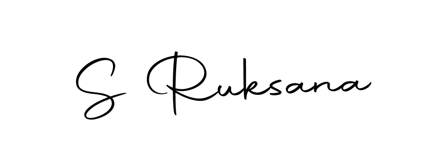 The best way (Autography-DOLnW) to make a short signature is to pick only two or three words in your name. The name S Ruksana include a total of six letters. For converting this name. S Ruksana signature style 10 images and pictures png
