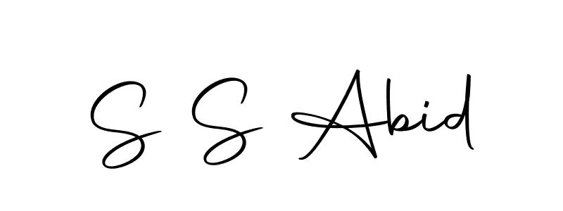 Also You can easily find your signature by using the search form. We will create S S Abid name handwritten signature images for you free of cost using Autography-DOLnW sign style. S S Abid signature style 10 images and pictures png