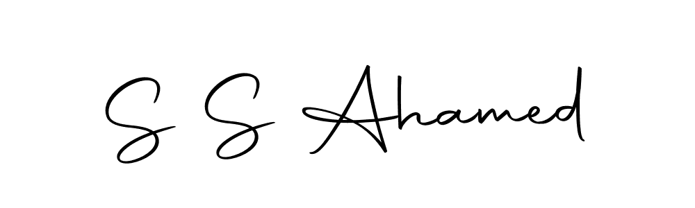 Also we have S S Ahamed name is the best signature style. Create professional handwritten signature collection using Autography-DOLnW autograph style. S S Ahamed signature style 10 images and pictures png