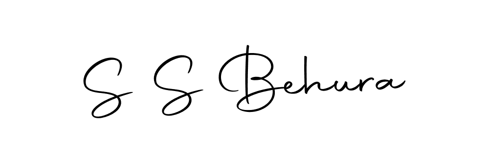 Create a beautiful signature design for name S S Behura. With this signature (Autography-DOLnW) fonts, you can make a handwritten signature for free. S S Behura signature style 10 images and pictures png