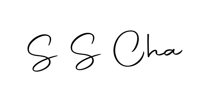 How to make S S Cha name signature. Use Autography-DOLnW style for creating short signs online. This is the latest handwritten sign. S S Cha signature style 10 images and pictures png