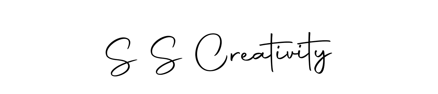 Use a signature maker to create a handwritten signature online. With this signature software, you can design (Autography-DOLnW) your own signature for name S S Creativity. S S Creativity signature style 10 images and pictures png