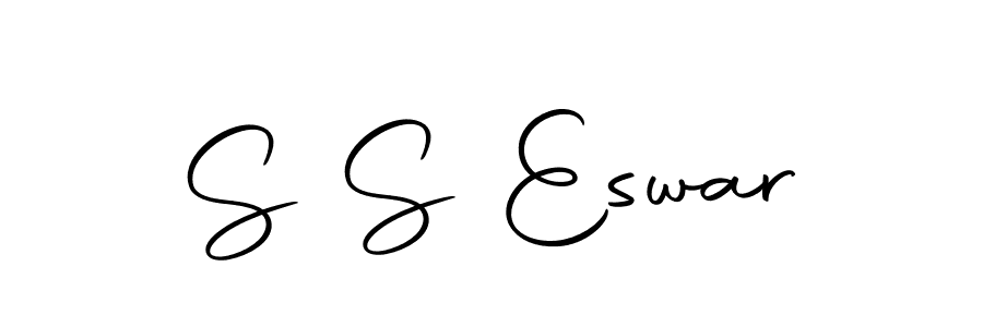 S S Eswar stylish signature style. Best Handwritten Sign (Autography-DOLnW) for my name. Handwritten Signature Collection Ideas for my name S S Eswar. S S Eswar signature style 10 images and pictures png