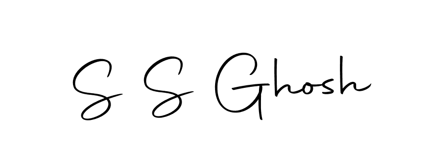 Design your own signature with our free online signature maker. With this signature software, you can create a handwritten (Autography-DOLnW) signature for name S S Ghosh. S S Ghosh signature style 10 images and pictures png