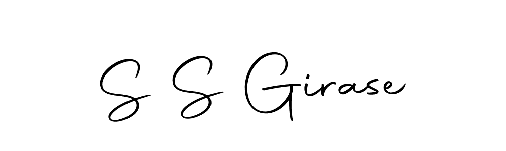 S S Girase stylish signature style. Best Handwritten Sign (Autography-DOLnW) for my name. Handwritten Signature Collection Ideas for my name S S Girase. S S Girase signature style 10 images and pictures png