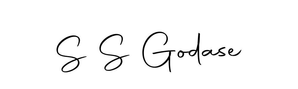 Make a beautiful signature design for name S S Godase. With this signature (Autography-DOLnW) style, you can create a handwritten signature for free. S S Godase signature style 10 images and pictures png