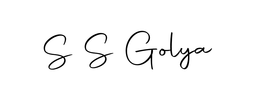 Here are the top 10 professional signature styles for the name S S Golya. These are the best autograph styles you can use for your name. S S Golya signature style 10 images and pictures png