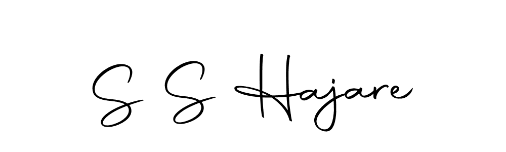 if you are searching for the best signature style for your name S S Hajare. so please give up your signature search. here we have designed multiple signature styles  using Autography-DOLnW. S S Hajare signature style 10 images and pictures png