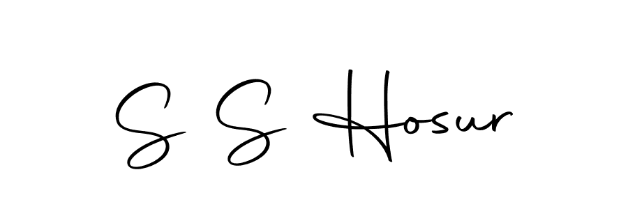 if you are searching for the best signature style for your name S S Hosur. so please give up your signature search. here we have designed multiple signature styles  using Autography-DOLnW. S S Hosur signature style 10 images and pictures png