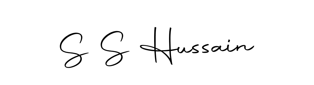 Make a beautiful signature design for name S S Hussain. With this signature (Autography-DOLnW) style, you can create a handwritten signature for free. S S Hussain signature style 10 images and pictures png