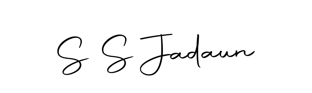 This is the best signature style for the S S Jadaun name. Also you like these signature font (Autography-DOLnW). Mix name signature. S S Jadaun signature style 10 images and pictures png