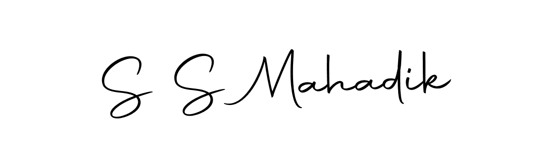 You should practise on your own different ways (Autography-DOLnW) to write your name (S S Mahadik) in signature. don't let someone else do it for you. S S Mahadik signature style 10 images and pictures png