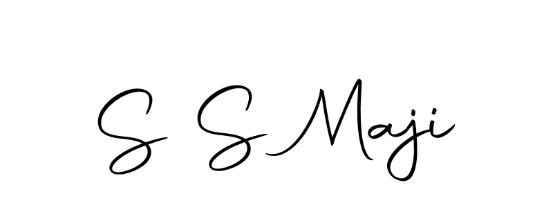 How to make S S Maji signature? Autography-DOLnW is a professional autograph style. Create handwritten signature for S S Maji name. S S Maji signature style 10 images and pictures png