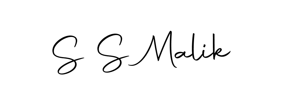 Design your own signature with our free online signature maker. With this signature software, you can create a handwritten (Autography-DOLnW) signature for name S S Malik. S S Malik signature style 10 images and pictures png