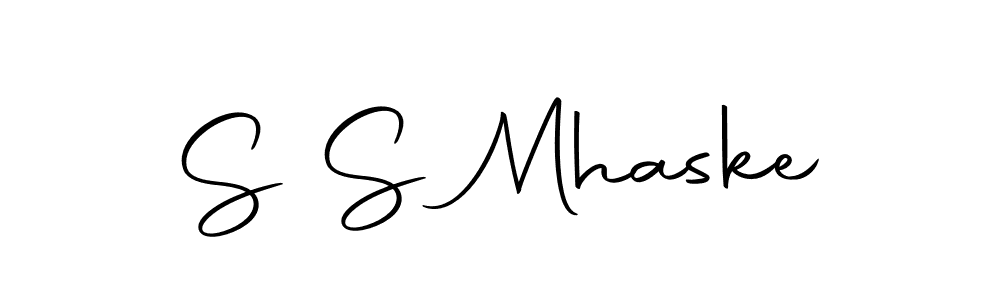 The best way (Autography-DOLnW) to make a short signature is to pick only two or three words in your name. The name S S Mhaske include a total of six letters. For converting this name. S S Mhaske signature style 10 images and pictures png