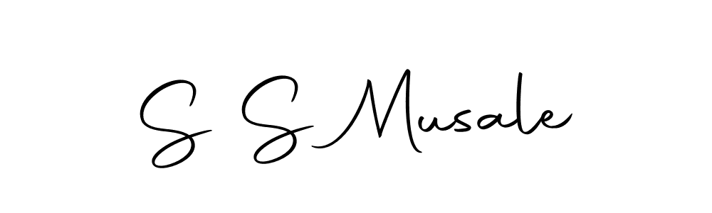 Design your own signature with our free online signature maker. With this signature software, you can create a handwritten (Autography-DOLnW) signature for name S S Musale. S S Musale signature style 10 images and pictures png