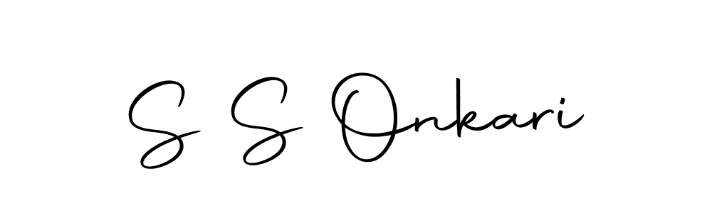 How to make S S Onkari signature? Autography-DOLnW is a professional autograph style. Create handwritten signature for S S Onkari name. S S Onkari signature style 10 images and pictures png