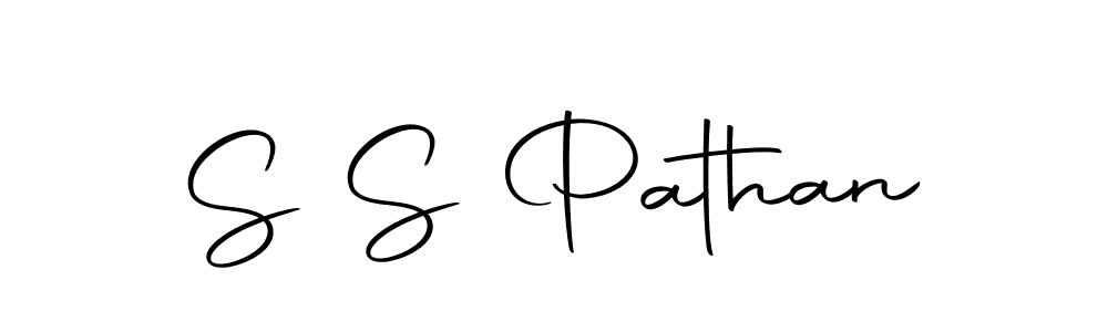 Create a beautiful signature design for name S S Pathan. With this signature (Autography-DOLnW) fonts, you can make a handwritten signature for free. S S Pathan signature style 10 images and pictures png