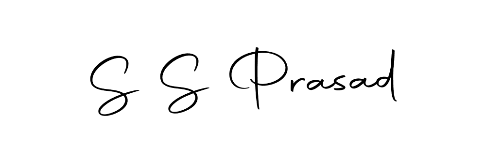 You should practise on your own different ways (Autography-DOLnW) to write your name (S S Prasad) in signature. don't let someone else do it for you. S S Prasad signature style 10 images and pictures png