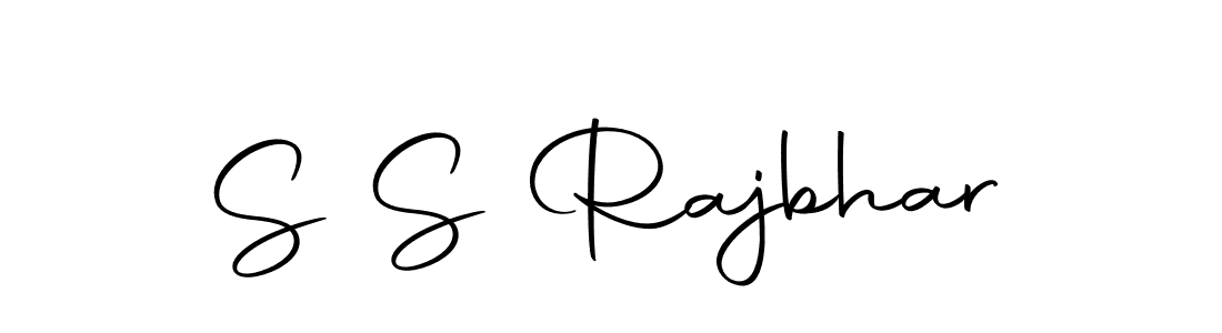 You should practise on your own different ways (Autography-DOLnW) to write your name (S S Rajbhar) in signature. don't let someone else do it for you. S S Rajbhar signature style 10 images and pictures png