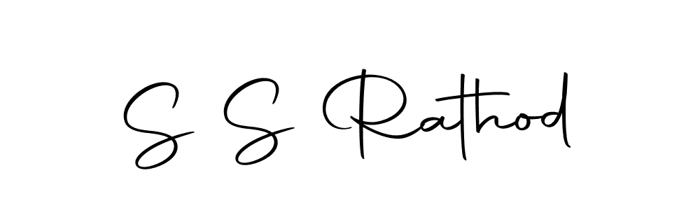 How to make S S Rathod name signature. Use Autography-DOLnW style for creating short signs online. This is the latest handwritten sign. S S Rathod signature style 10 images and pictures png